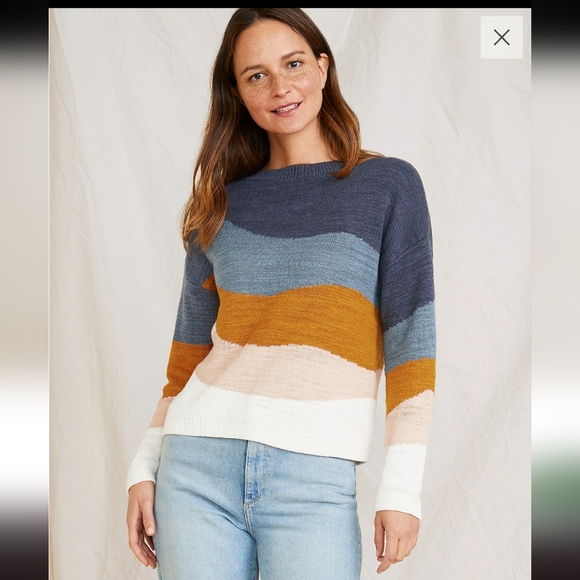 Hill Sweaters Hill Skyline Sweater Linen Organic